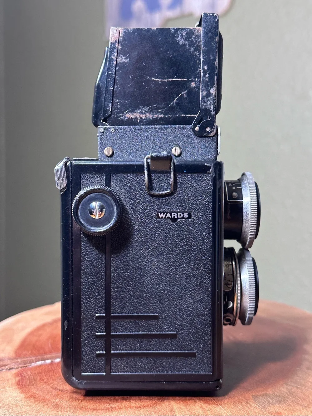 Vintage 1950s Wardflex TLR 120 Film Camera Montgomery Ward